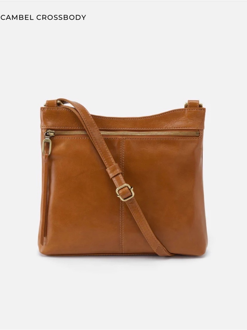 Hobo Camble Crossbody Bag in Cognac Brown